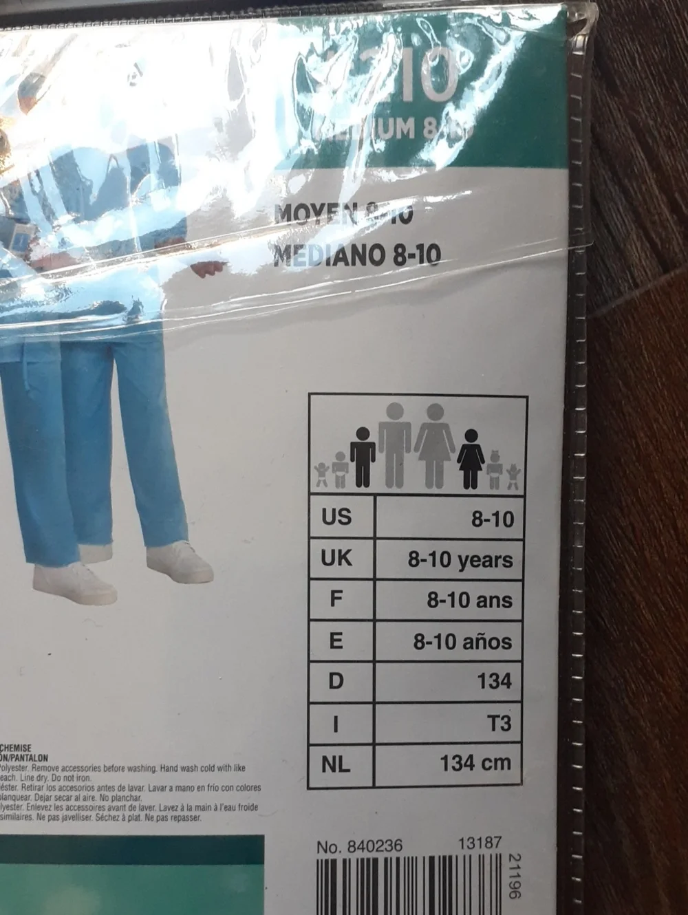 Doctor/Nurse Kids Costume Set - Blue